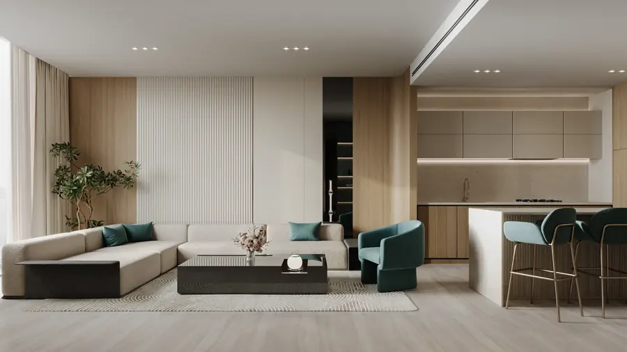 Living room, Aquarise